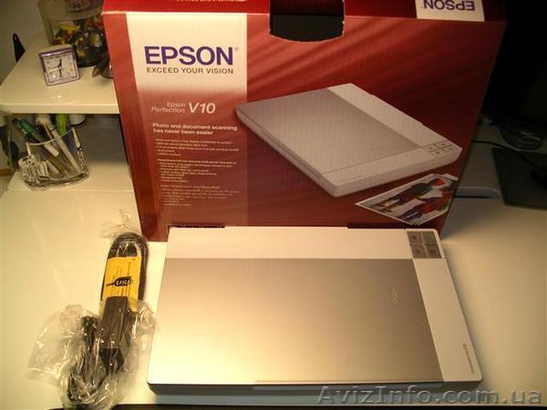 Продам Сканер Epson Perfection V10 - <ro>Изображение</ro><ru>Изображение</ru> #1, <ru>Объявление</ru> #757554
