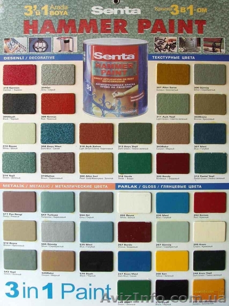 Молотковая эмаль прямо на ржавчину hammer - <ro>Изображение</ro><ru>Изображение</ru> #1, <ru>Объявление</ru> #845647