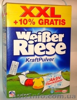 Чисто немецкий порошок и гель Weisser Riese - <ro>Изображение</ro><ru>Изображение</ru> #1, <ru>Объявление</ru> #1053427