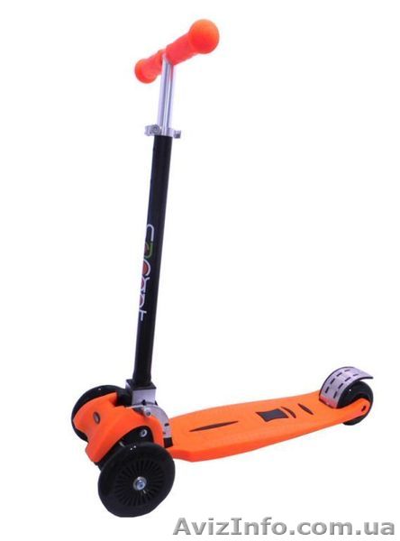 Самокат Scooter Maxi усиленный оранжевый - <ro>Изображение</ro><ru>Изображение</ru> #1, <ru>Объявление</ru> #1416090
