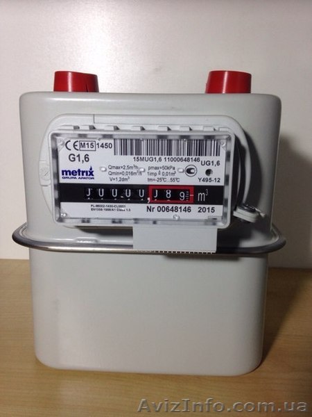 Счетчик  газа Metrix G 1.6 - <ro>Изображение</ro><ru>Изображение</ru> #1, <ru>Объявление</ru> #1444539