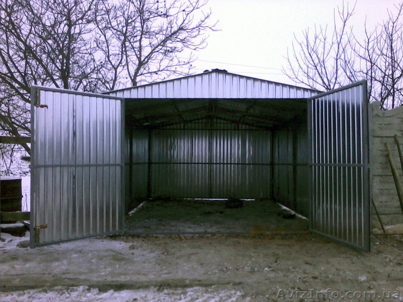 Продам Металлический гараж из профнастила - <ro>Изображение</ro><ru>Изображение</ru> #1, <ru>Объявление</ru> #1540739