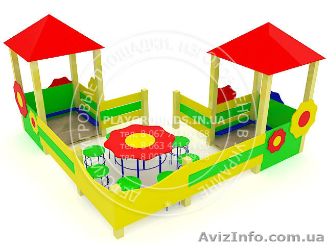 Деревянная песочница с крышкой.  - <ro>Изображение</ro><ru>Изображение</ru> #1, <ru>Объявление</ru> #1591043