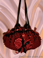 Нарядные вязанные сумочки ручной работы - <ro>Изображение</ro><ru>Изображение</ru> #1, <ru>Объявление</ru> #827912