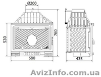 Каминная топка Kaw-Met W1 14 кВт - <ro>Изображение</ro><ru>Изображение</ru> #2, <ru>Объявление</ru> #845290