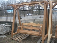 Садовые качели деревянные - <ro>Изображение</ro><ru>Изображение</ru> #2, <ru>Объявление</ru> #1243477