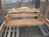 Садовые качели деревянные - <ro>Изображение</ro><ru>Изображение</ru> #7, <ru>Объявление</ru> #1243477