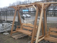 Садовые качели деревянные - <ro>Изображение</ro><ru>Изображение</ru> #4, <ru>Объявление</ru> #1243477