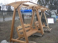 Садовые качели деревянные - <ro>Изображение</ro><ru>Изображение</ru> #5, <ru>Объявление</ru> #1243477