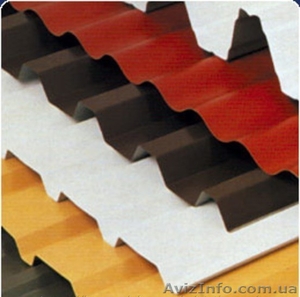 профнастил С10,  ПН18, ПН20, Н44, Н57, Н60 оцинкованный, крашеный