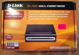 Продам! ADSL модем DSL-2500U - <ro>Изображение</ro><ru>Изображение</ru> #1, <ru>Объявление</ru> #516733