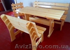 столы,стулья,лавки из натурального дерева - <ro>Изображение</ro><ru>Изображение</ru> #1, <ru>Объявление</ru> #901613