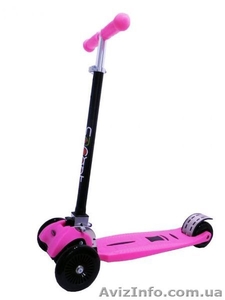 Самокат Scooter Maxi усиленный розовый - <ro>Изображение</ro><ru>Изображение</ru> #1, <ru>Объявление</ru> #1416091