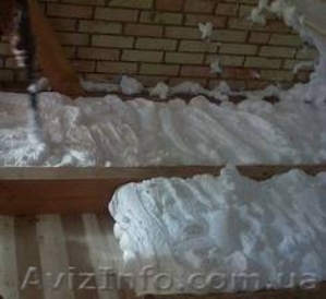 Теплоизоляция. Утеплитель пеноизол,  утеплить дом,  жидкий пенопласт 