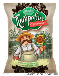 Жареные семечки ТМ Петрович 170 г.