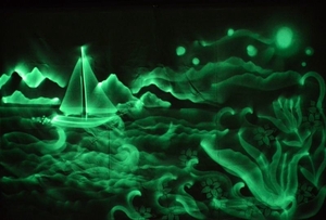 Светящаяся краска Нокстон для отделки помещений 0.5л