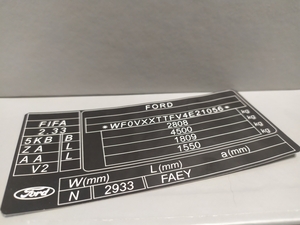 Восстановление и изготовление наклеек,  табличек,  железа с VIN (ВИН) Кодом 