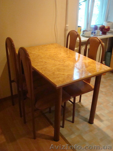 Стол со стульями - <ro>Изображение</ro><ru>Изображение</ru> #3, <ru>Объявление</ru> #340256