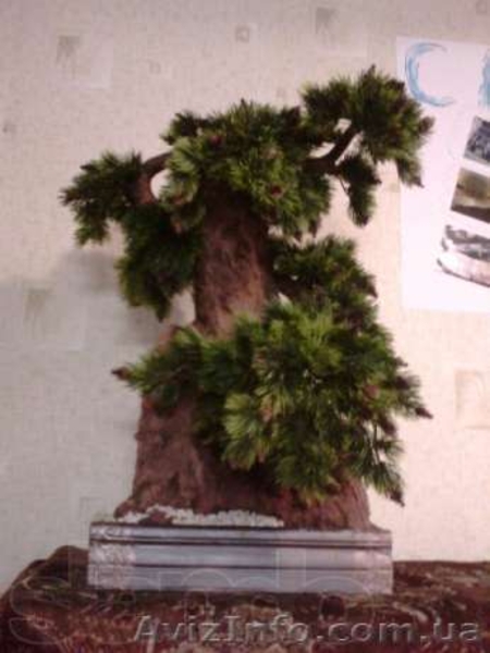 Искусственные деревья бонсай. Сосна, лиственные, бисерные - <ro>Изображение</ro><ru>Изображение</ru> #2, <ru>Объявление</ru> #652852