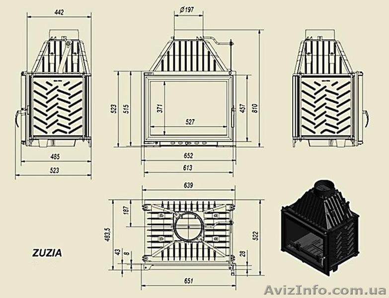 Камин Kratki Zuzia 16 кВт  - <ro>Изображение</ro><ru>Изображение</ru> #2, <ru>Объявление</ru> #811132