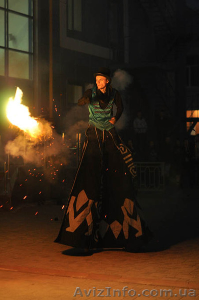 Огненное шоу, фаер шоу, пиро шоу, ходулисты - <ro>Изображение</ro><ru>Изображение</ru> #5, <ru>Объявление</ru> #736771