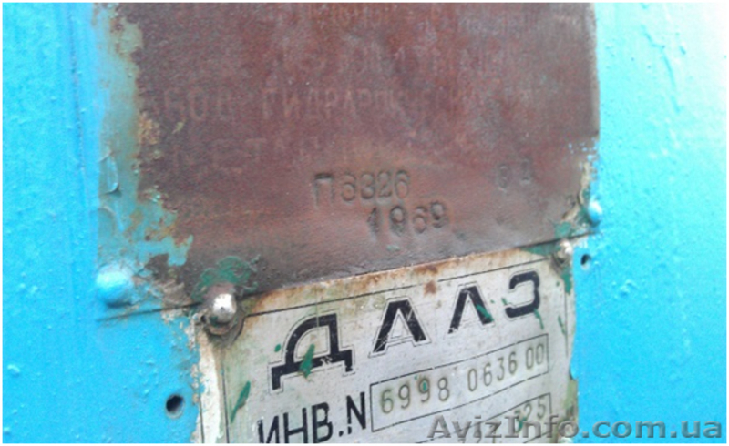 Пресс гидравлический П-6326 - <ro>Изображение</ro><ru>Изображение</ru> #3, <ru>Объявление</ru> #1011129