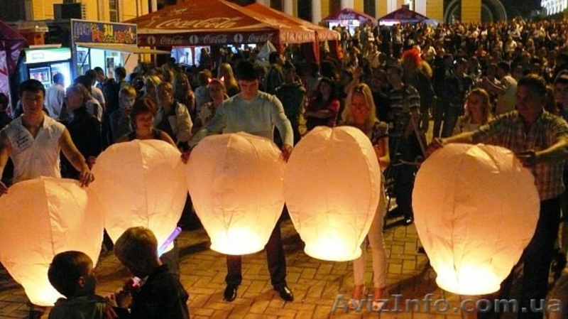 Небесные фонарики пиротехника на свадьбу корпоратив юбилей световое шоу - <ro>Изображение</ro><ru>Изображение</ru> #2, <ru>Объявление</ru> #1034179