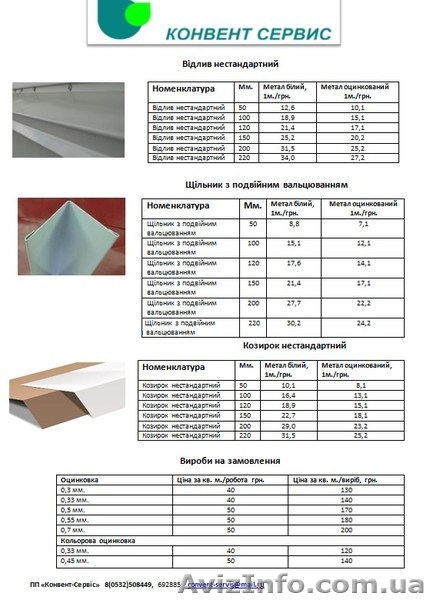 Производство изделий из оцинкованной и нержавеющей стали - <ro>Изображение</ro><ru>Изображение</ru> #2, <ru>Объявление</ru> #1297820