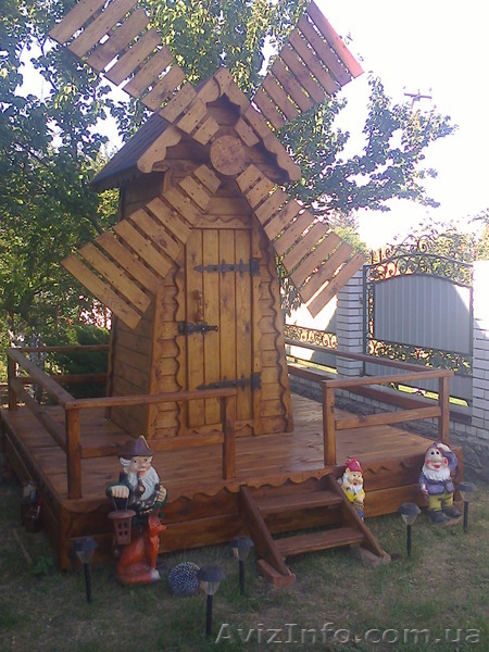 Беседка из дерева для дачи , колодец . - <ro>Изображение</ro><ru>Изображение</ru> #7, <ru>Объявление</ru> #1315204