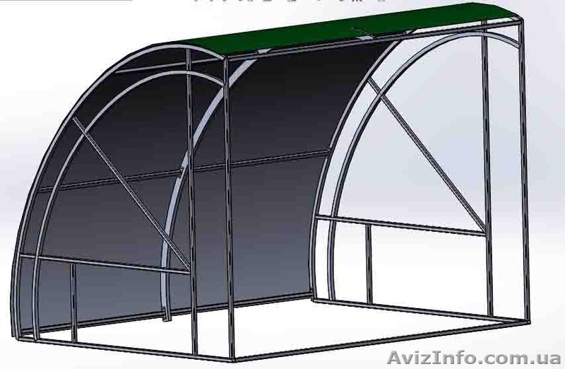 Изготовим Остановочный пункт "Ракушка" 3.0х1.8х2.4м - <ro>Изображение</ro><ru>Изображение</ru> #2, <ru>Объявление</ru> #1540728