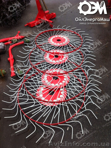 Грабли-ворошилки Солнышко на 4 кольца: - <ro>Изображение</ro><ru>Изображение</ru> #3, <ru>Объявление</ru> #1566534