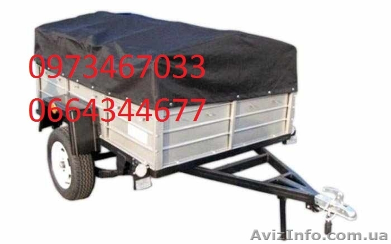 Прицеп легковой новый усиленный - <ro>Изображение</ro><ru>Изображение</ru> #1, <ru>Объявление</ru> #1637897