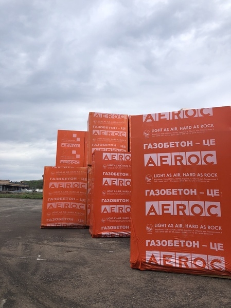 Газоблок (газобетон) Аерок (AEROC) - <ro>Изображение</ro><ru>Изображение</ru> #1, <ru>Объявление</ru> #1682989