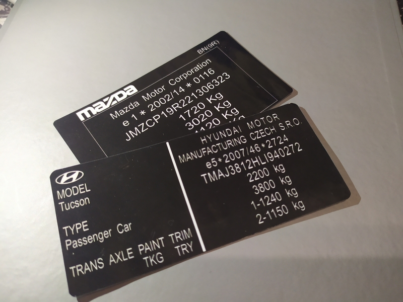   Услуги по восстановлению дублирущих табличек, наклеек, железа с ВИН - <ro>Изображение</ro><ru>Изображение</ru> #3, <ru>Объявление</ru> #1690322