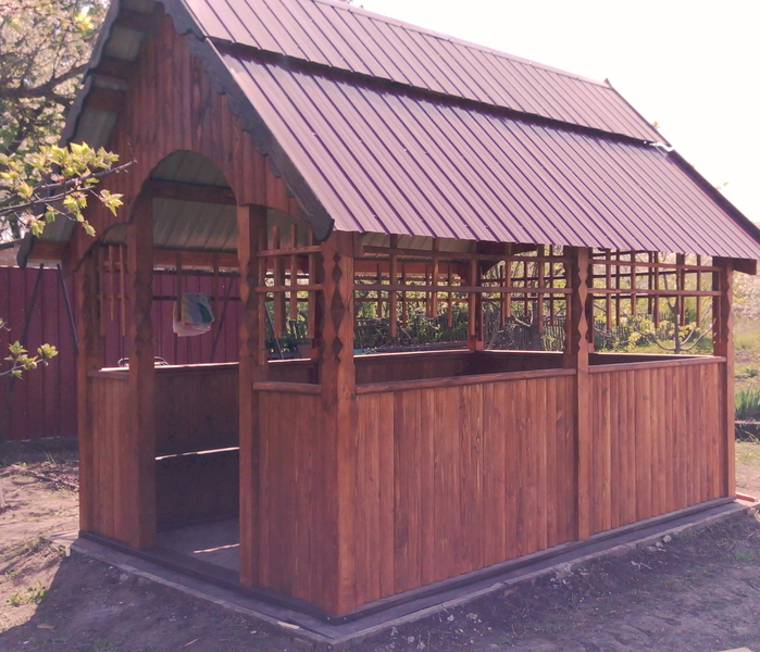 Беседка из дерева для дачи , колодец . - <ro>Изображение</ro><ru>Изображение</ru> #4, <ru>Объявление</ru> #1315204