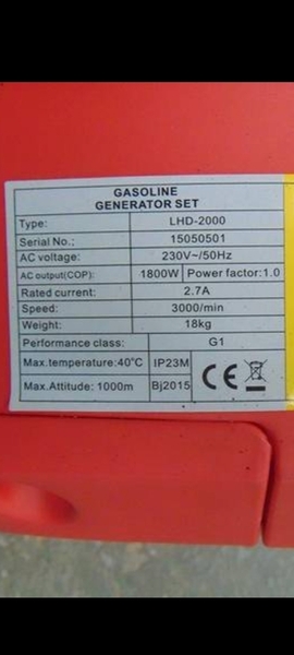 Генератор Lineahd. Бензиновий генератор. - <ro>Изображение</ro><ru>Изображение</ru> #4, <ru>Объявление</ru> #1730733